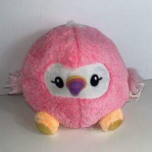 Fiesta CB Cutie Beans Gumballs Claire Flamingo Pink Round Plush Stuffed Animal